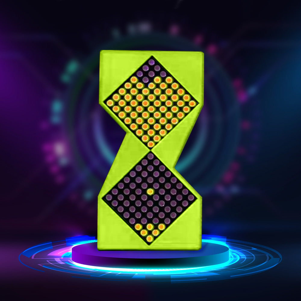 Electronic Hourglass Cyberpunk Desktop Hourglass Meter Clock Desktop Decoration Gift-Blongser