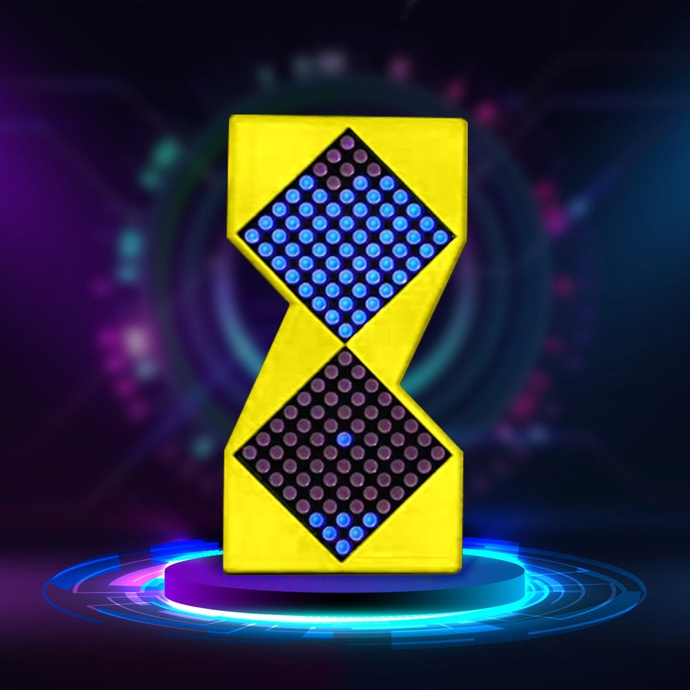 Electronic Hourglass Cyberpunk Desktop Hourglass Meter Clock Desktop Decoration Gift-Blongser