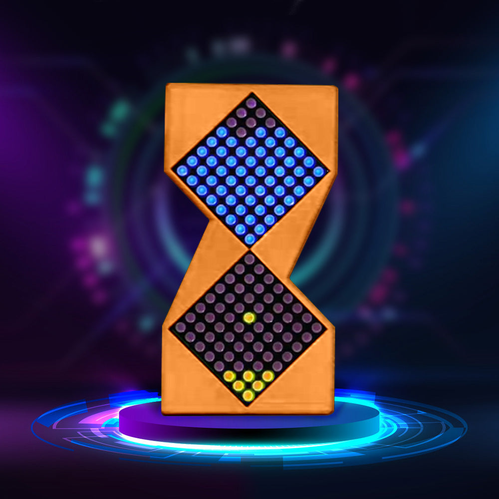 Electronic Hourglass Cyberpunk Desktop Hourglass Meter Clock Desktop Decoration Gift-Blongser