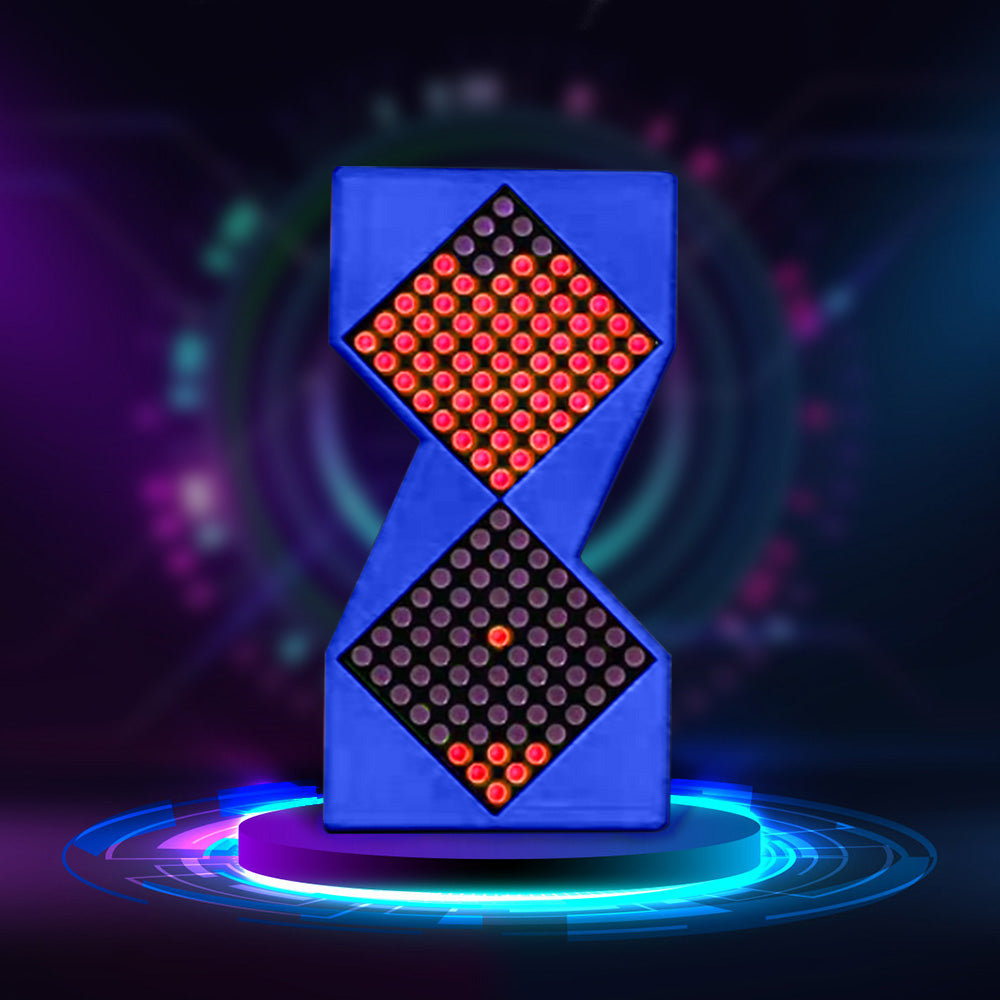 Electronic Hourglass Cyberpunk Desktop Hourglass Meter Clock Desktop Decoration Gift-Blongser