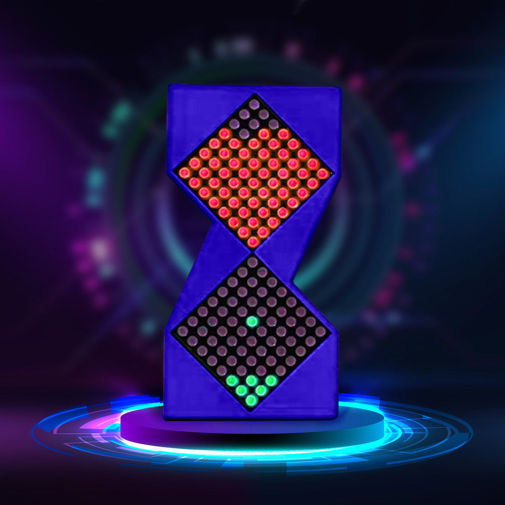 Electronic Hourglass Cyberpunk Desktop Hourglass Meter Clock Desktop Decoration Gift-Blongser