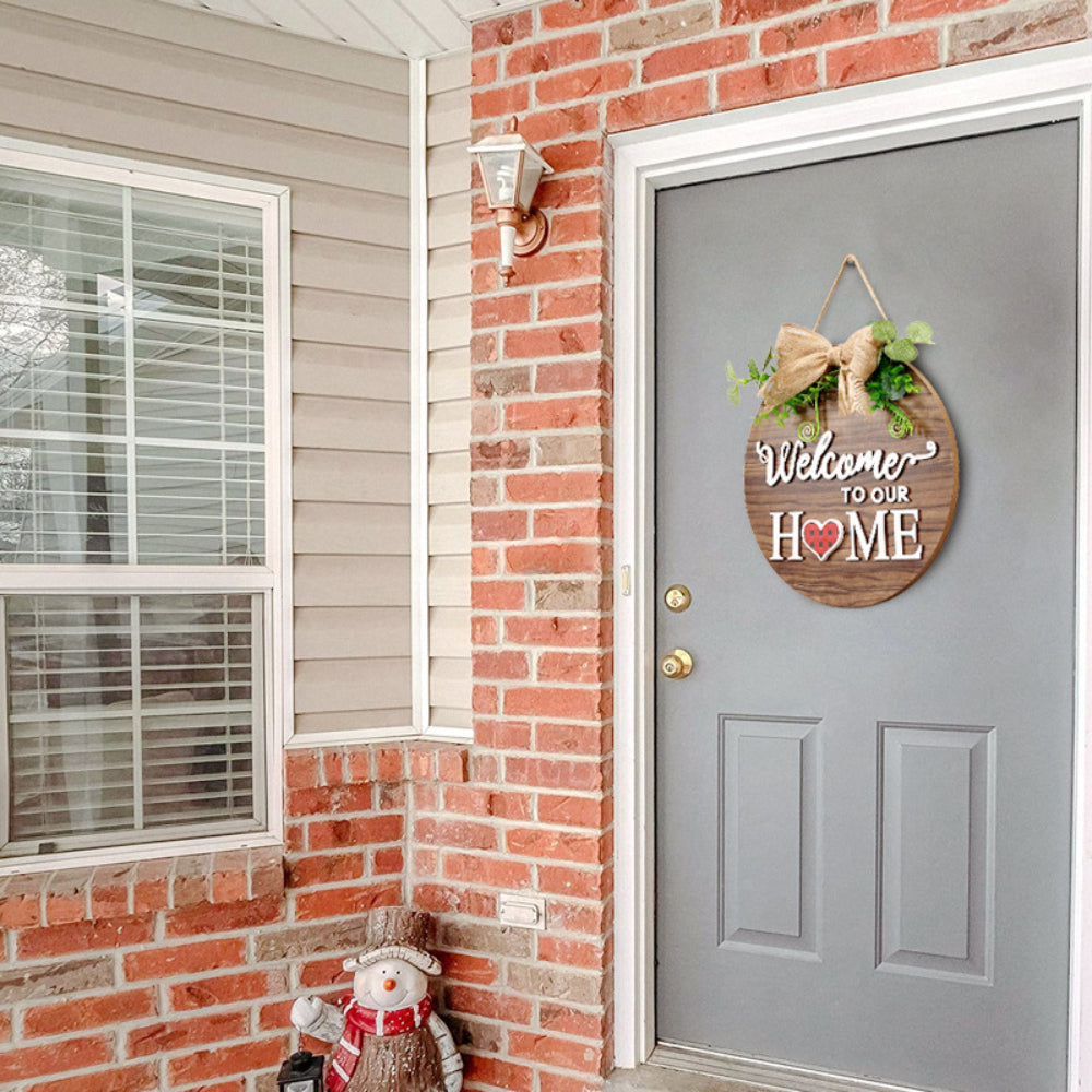 Memorial Day Interchangeable Door Sign 4th of July Welcome Sign Independence Day Patriotic Stars Door Hanger-Blongser