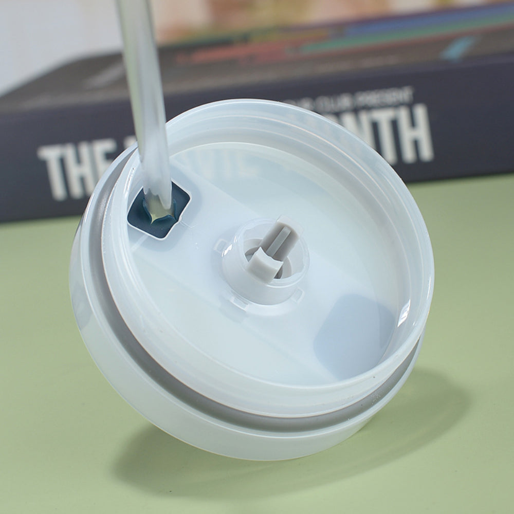 40oz Insulated Mug with Handle and Straw Colorful Leopard Pattern Stainless Steel Travel Cup Gift for Family Friends Couples-Blongser