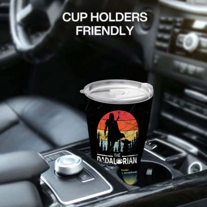 Best Dad Travel Mug 20oz Stainless Steel Insulated Travel Mug Father's Day Gift-Blongser