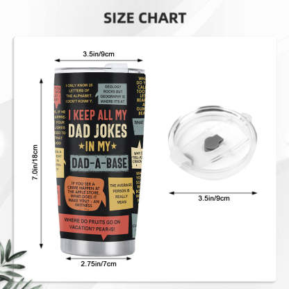 Best Dad Travel Mug 20oz Stainless Steel Insulated Travel Mug Father's Day Gift-Blongser