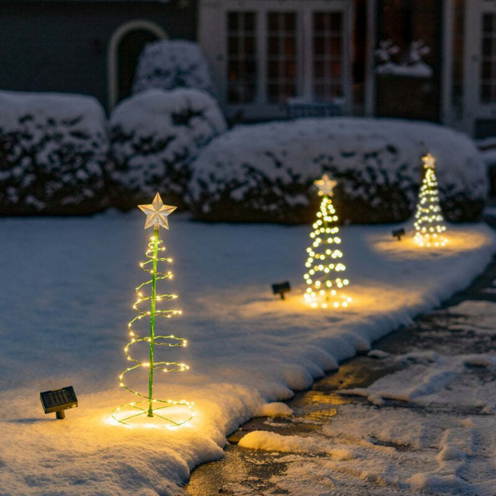 Outdoor Solar LED Star Christmas Solar Light Outdoor Christmas Lighting Decoration-Blongser