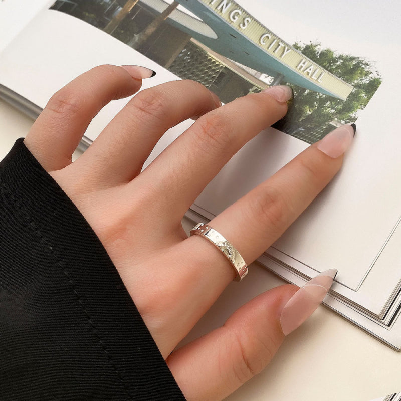 Sun and Moon Couple Rings Matching Ring Adjustable Ring Jewelry Gift for Lovers-Blongser