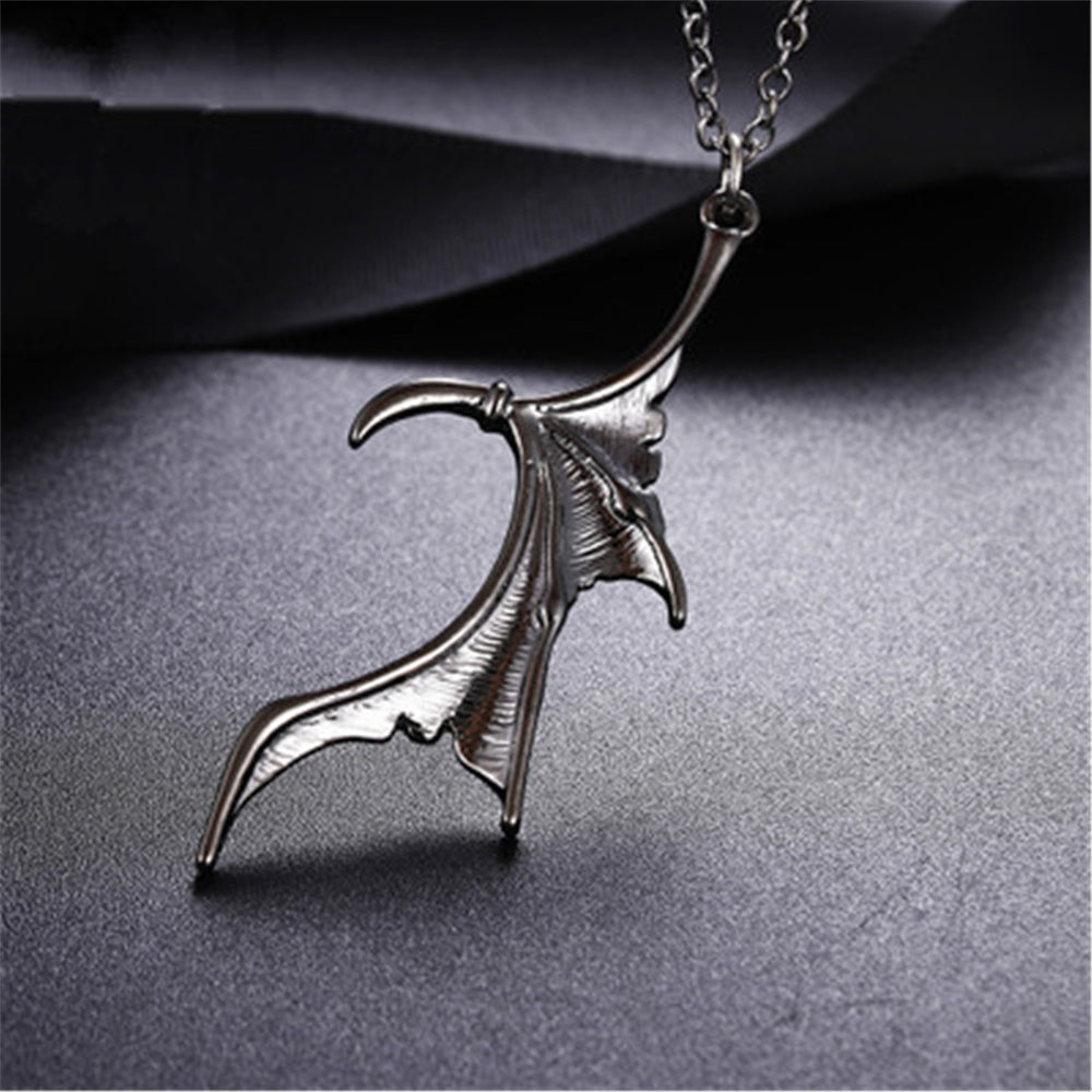 Personalized Couple Necklace Matching Devil Wing Necklaces for Couples Valentine's Gift for Lover-Blongser