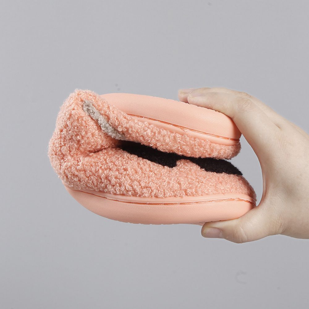Halloween Slippers Halloween Pumpkin Shoes Comfortable Soft Home Cotton Slippers-Blongser