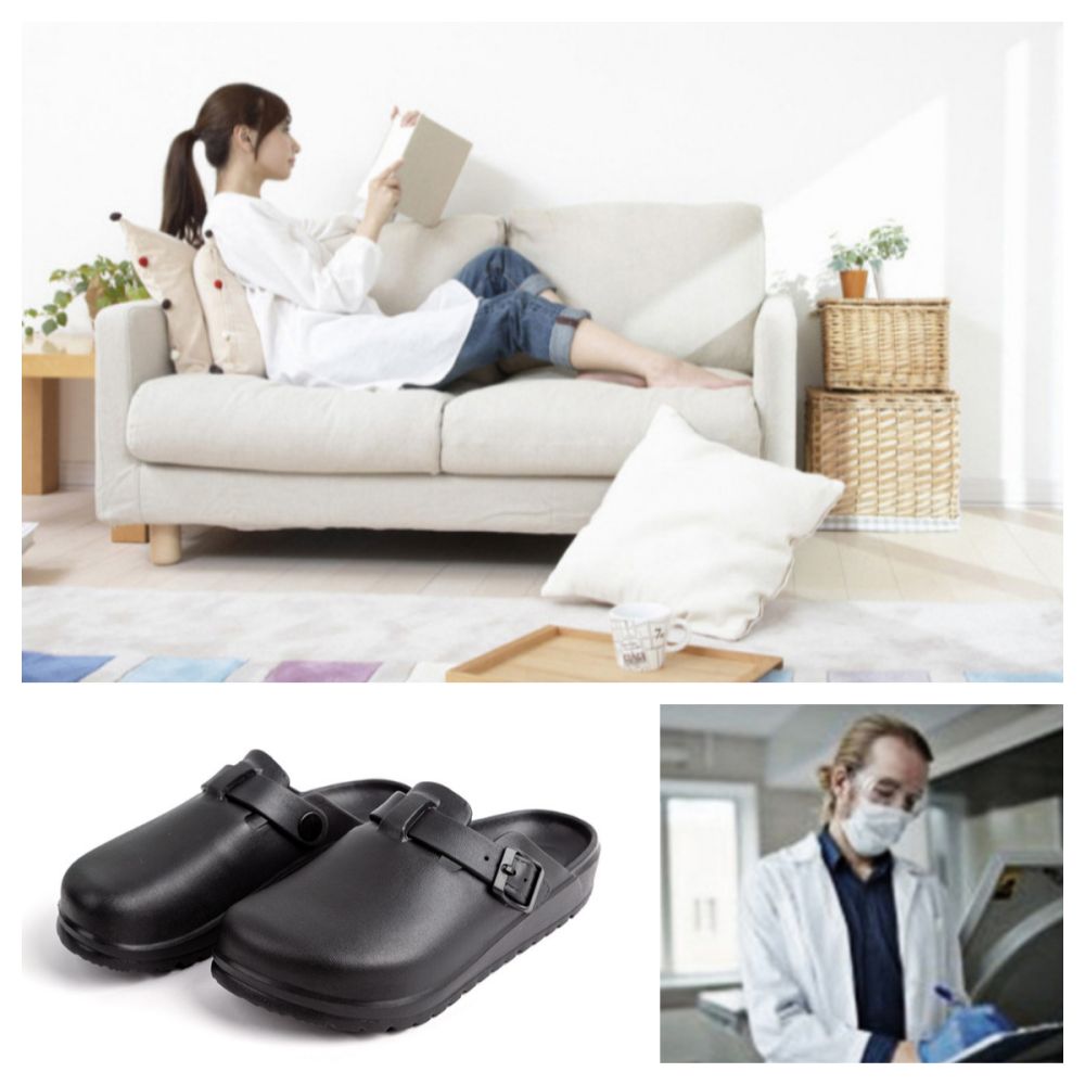 Laboratory Clogs Comfort Mules Close Toe Nurse Shoes Slip On Garden Clogs-Blongser