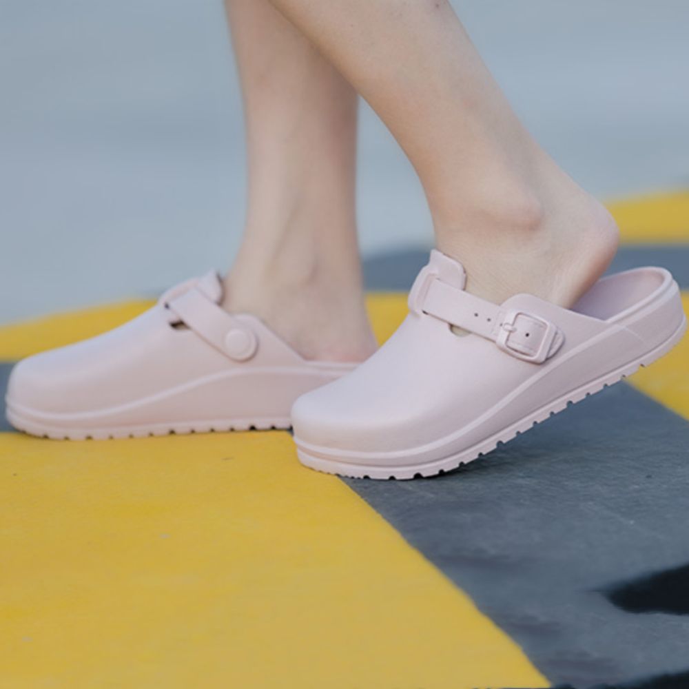 Laboratory Clogs Comfort Mules Close Toe Nurse Shoes Slip On Garden Shoes-Blongser