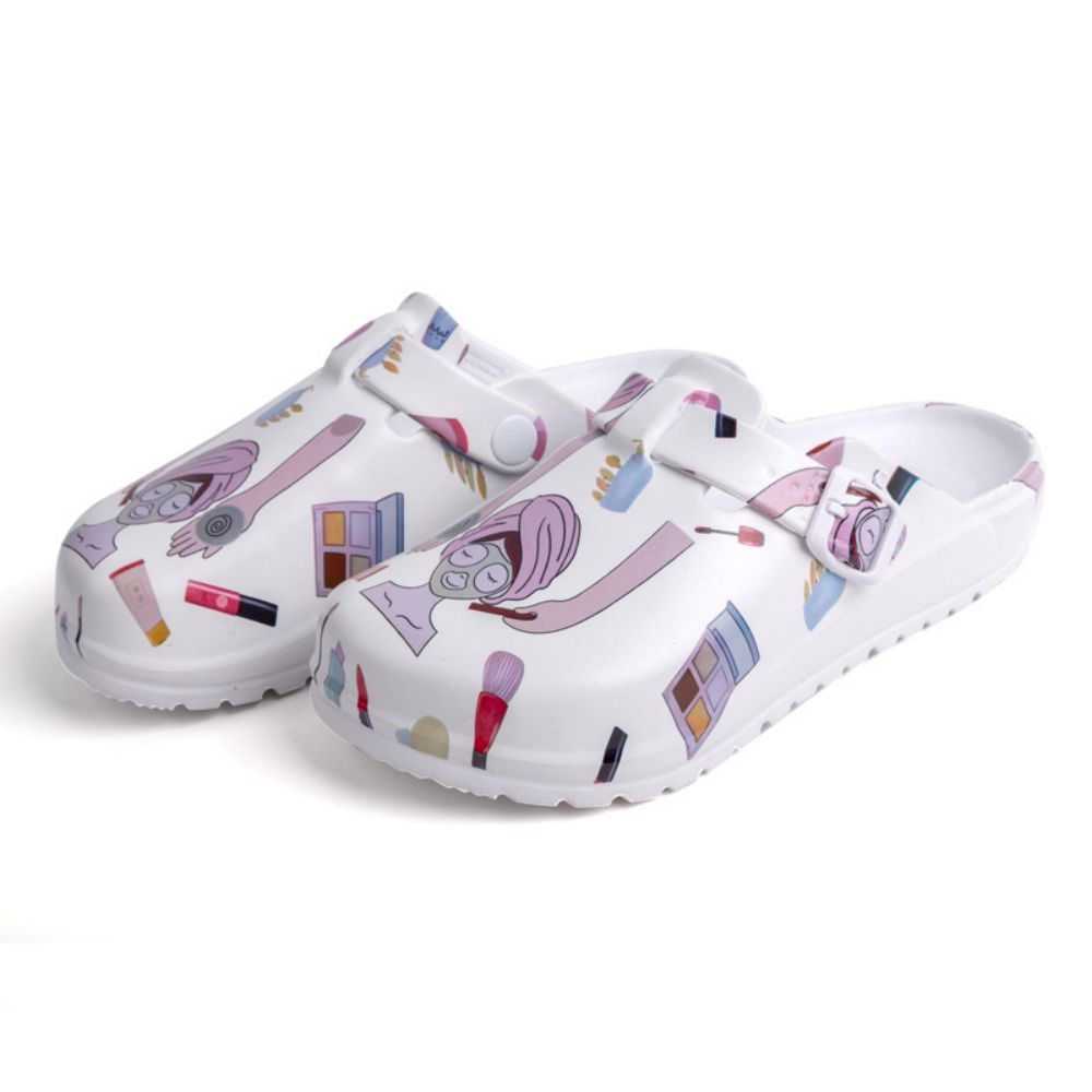 Laboratory Clogs Comfort Mules Close Toe Nurse Shoes Slip On Garden Shoes-Blongser