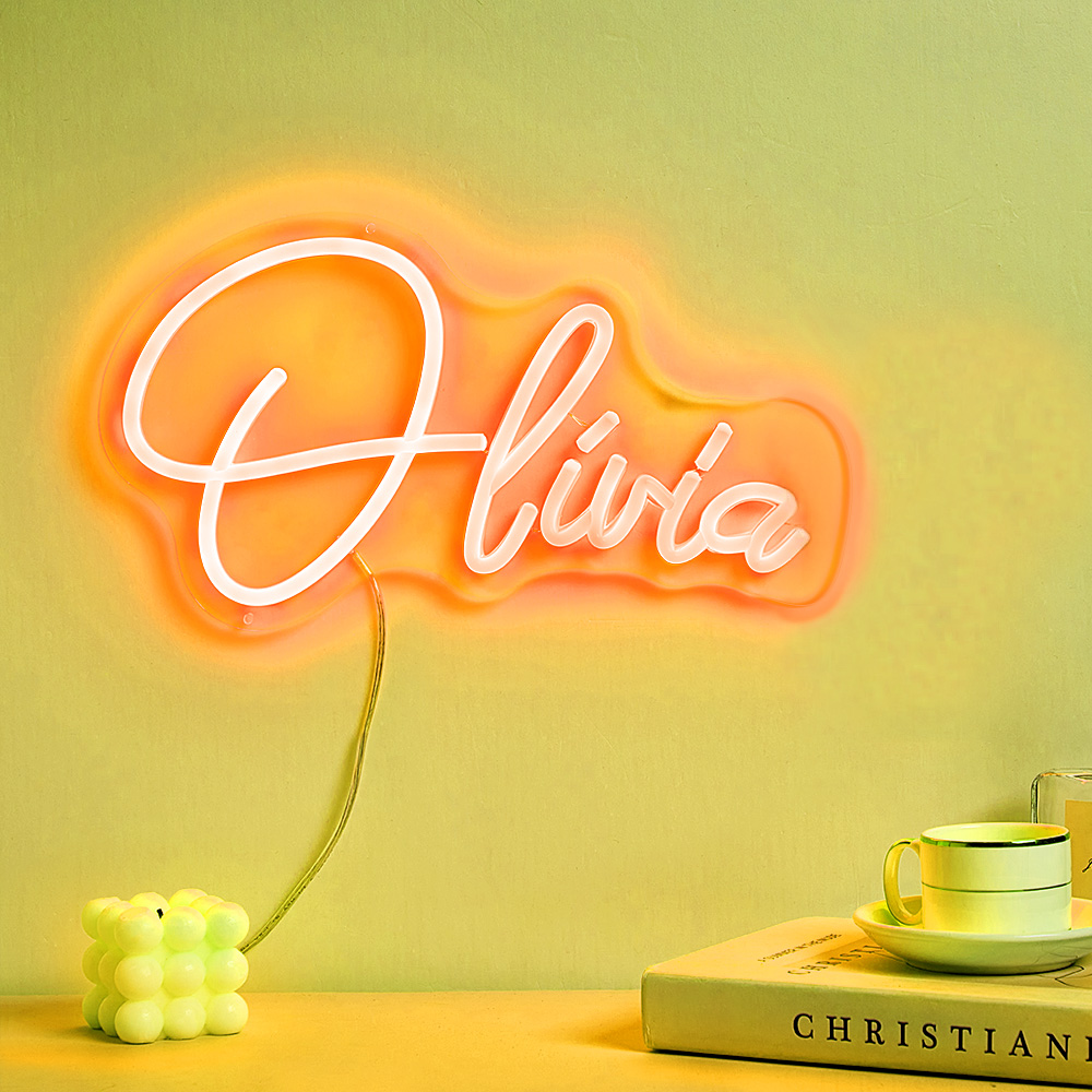 Custom Neon Lamp Personalized Name Neon Sign Lamp Creative Decor for Bedroom-Blongser