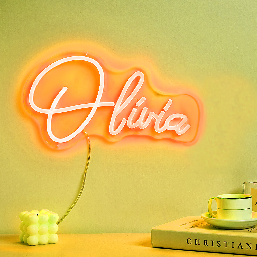 Custom Neon Lamp Personalized Name Neon Sign Lamp Creative Decor for Bedroom-Blongser