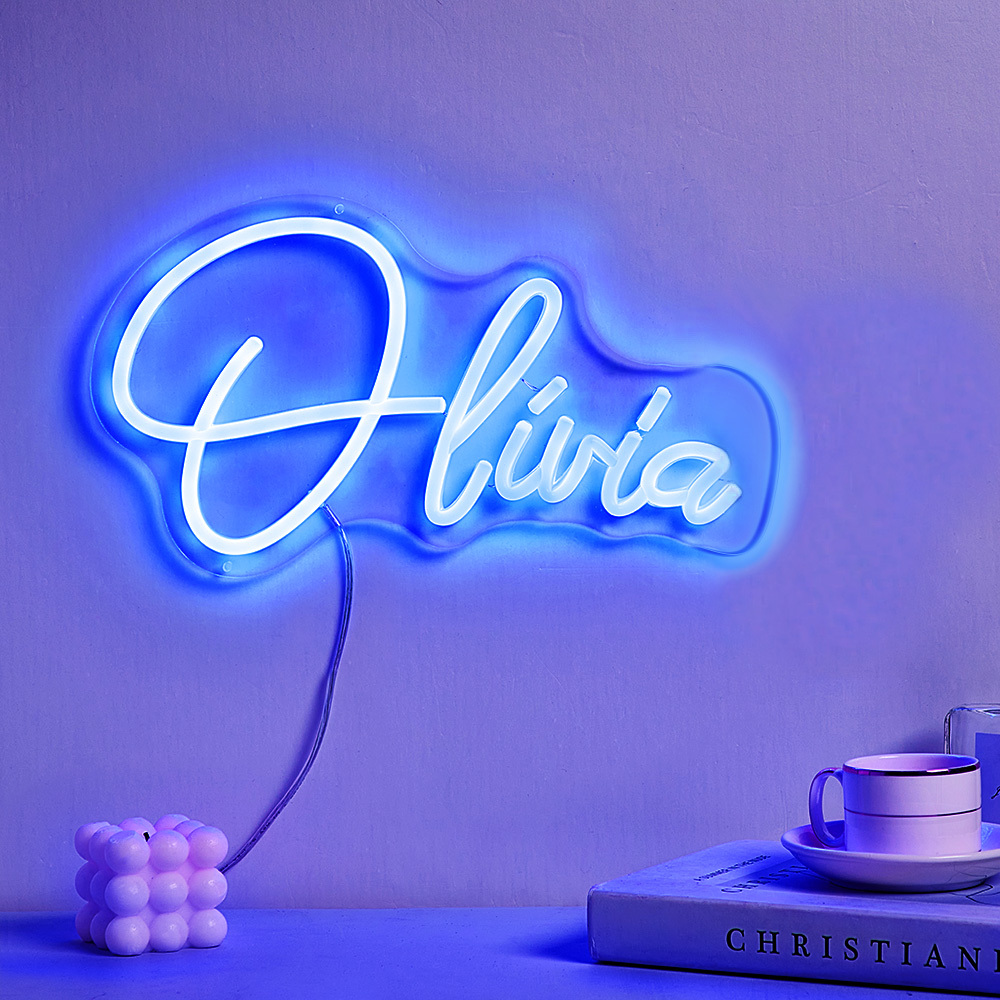 Custom Neon Lamp Personalized Name Neon Sign Lamp Creative Decor for Bedroom-Blongser