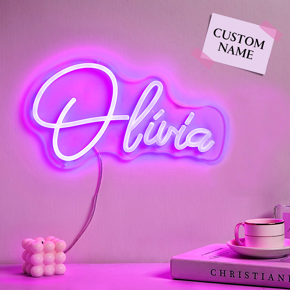 Custom Neon Lamp Personalized Name Neon Sign Lamp Creative Decor for Bedroom-Blongser