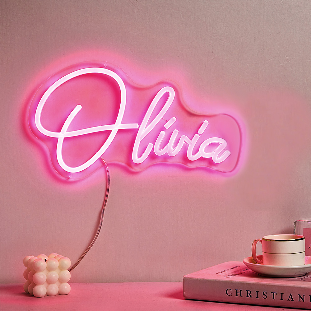 Custom Neon Lamp Personalized Name Neon Sign Lamp Creative Decor for Bedroom-Blongser