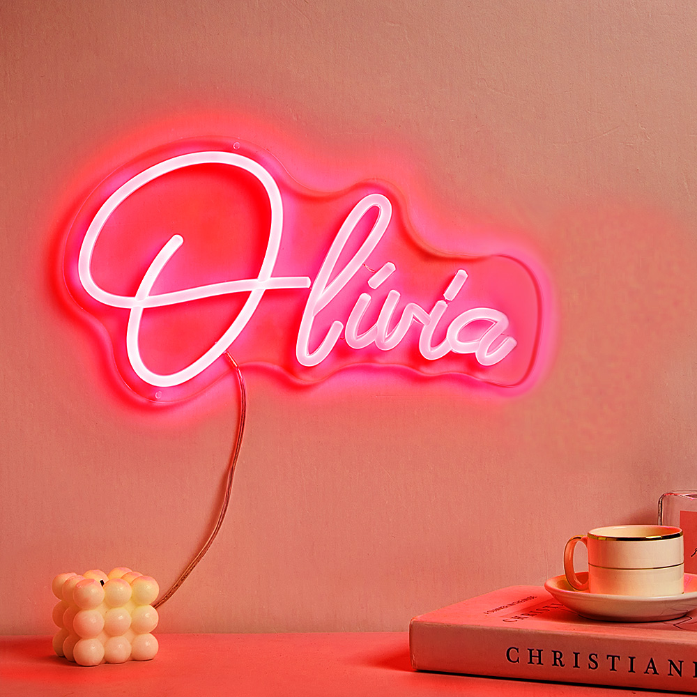 Custom Neon Lamp Personalized Name Neon Sign Lamp Creative Decor for Bedroom-Blongser