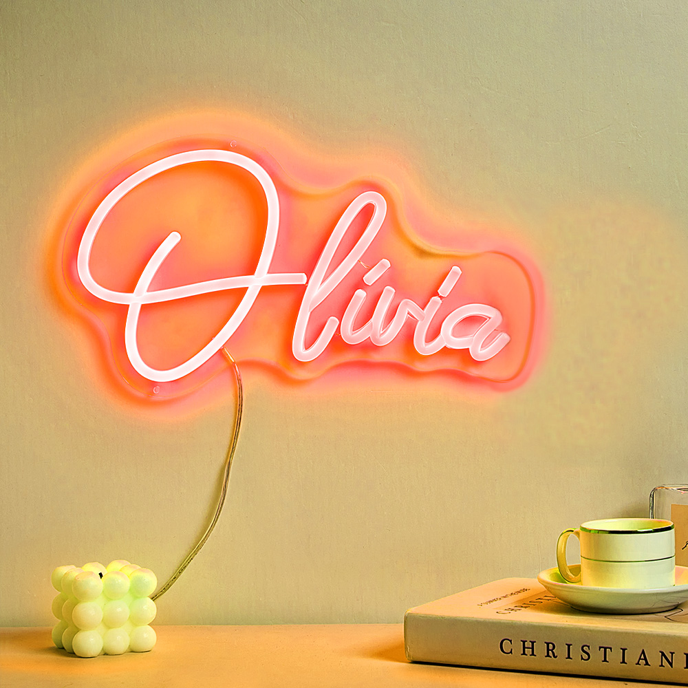 Custom Neon Lamp Personalized Name Neon Sign Lamp Creative Decor for Bedroom-Blongser