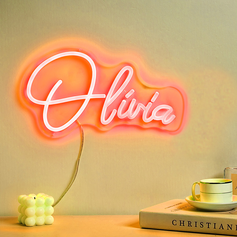 Custom Neon Lamp Personalized Name Neon Sign Lamp Creative Decor for Bedroom-Blongser