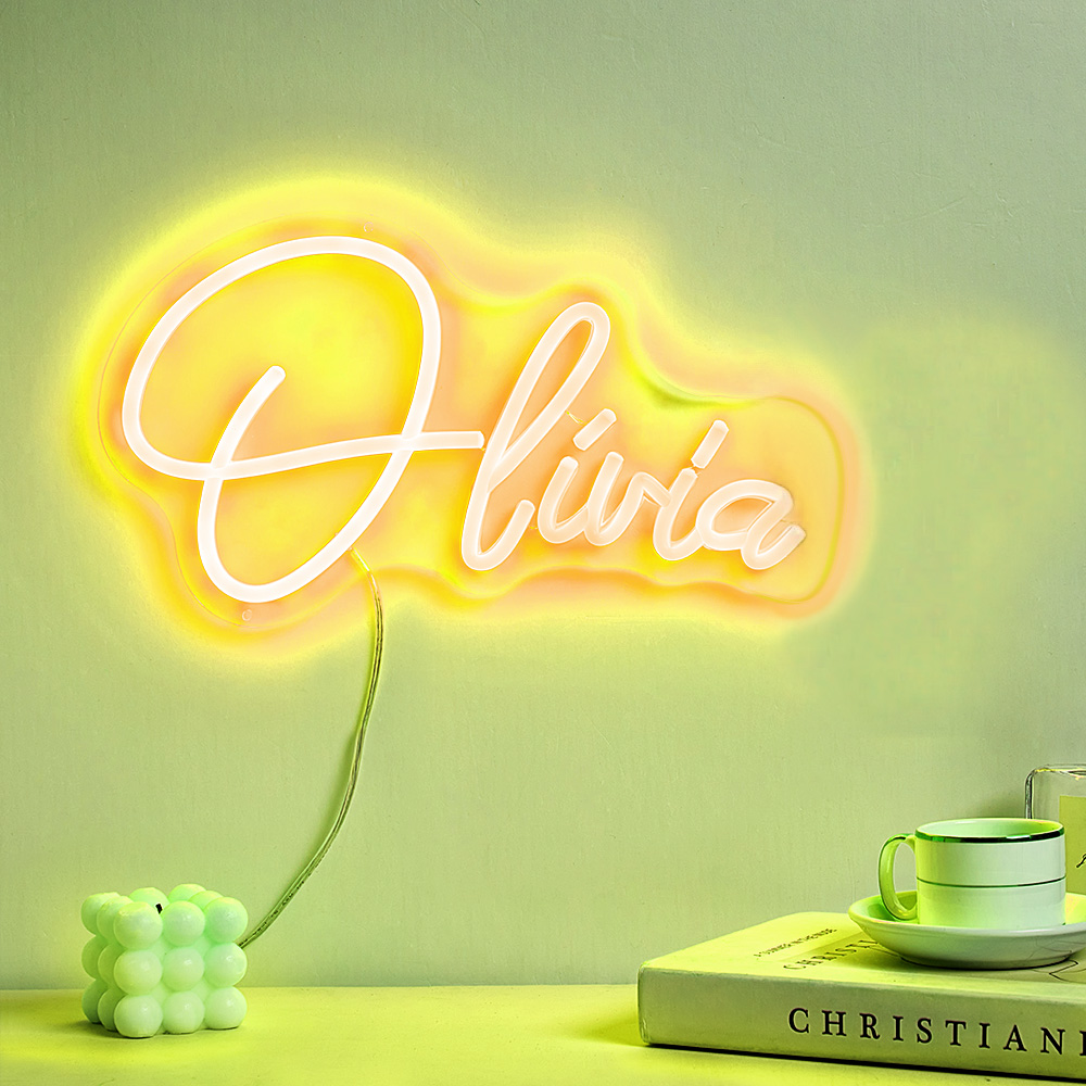Custom Neon Lamp Personalized Name Neon Sign Lamp Creative Decor for Bedroom-Blongser