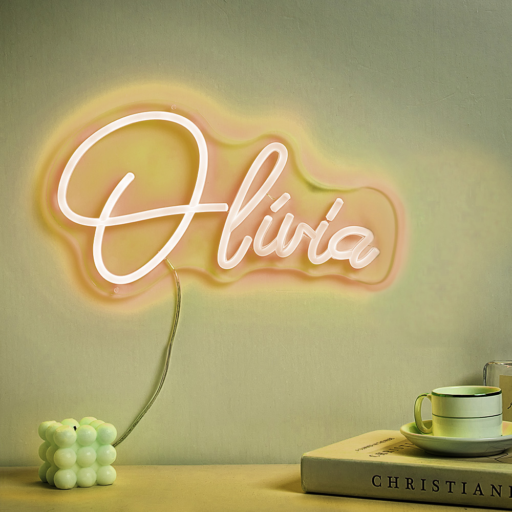 Custom Neon Lamp Personalized Name Neon Sign Lamp Creative Decor for Bedroom-Blongser