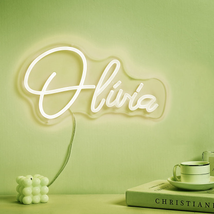 Custom Neon Lamp Personalized Name Neon Sign Lamp Creative Decor for Bedroom-Blongser