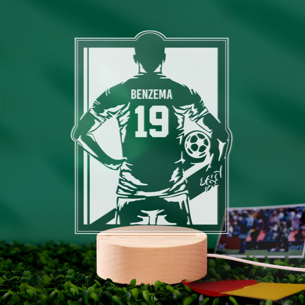 Custom Name Number Football Night Light World Cup Lamp Gifts For Soccer Fans-Blongser