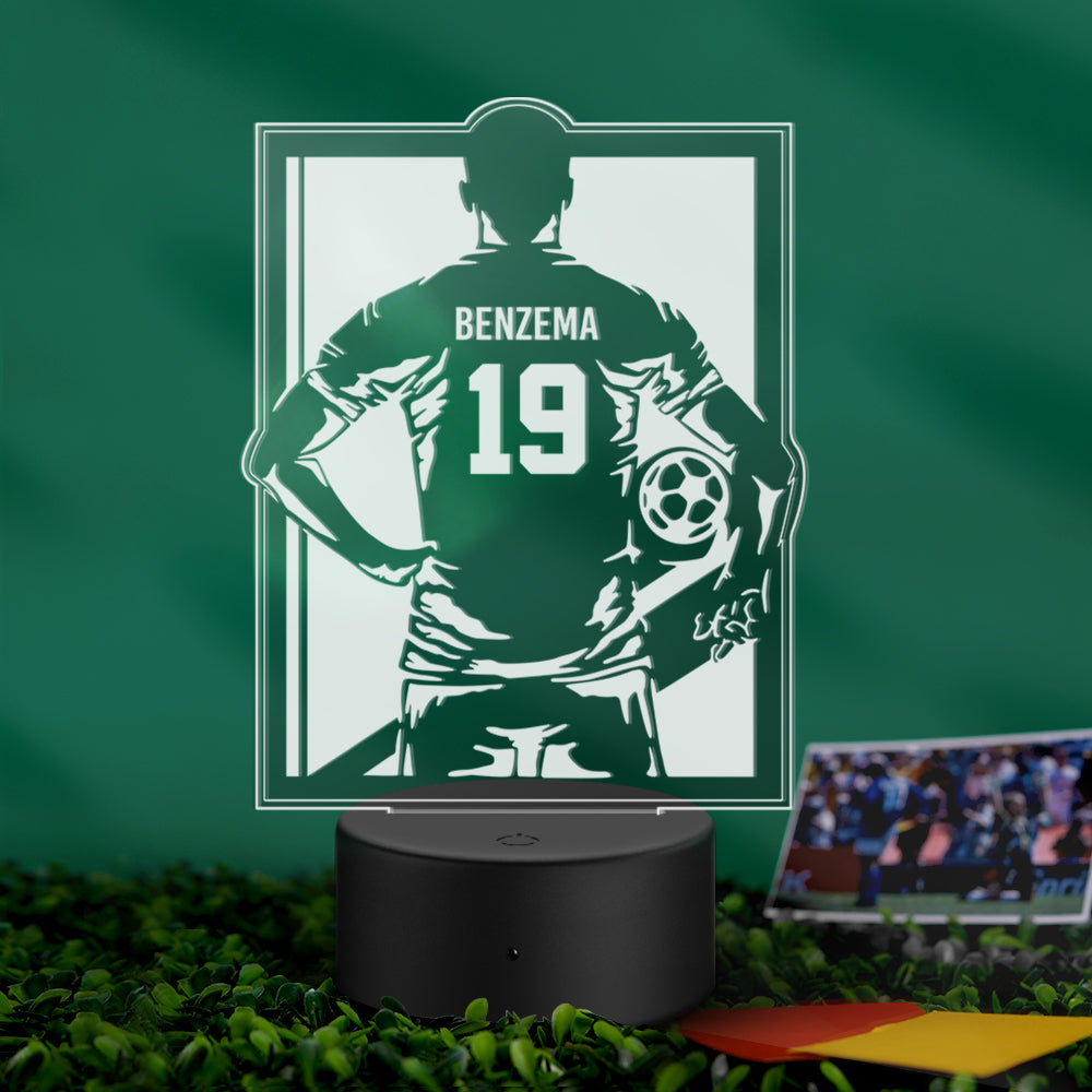 Custom Name Number Football Night Light World Cup Lamp Gifts For Soccer Fans-Blongser