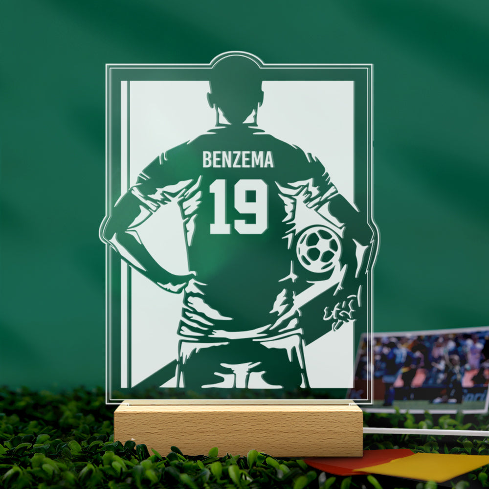 Custom Name Number Football Night Light World Cup Lamp Gifts For Soccer Fans-Blongser
