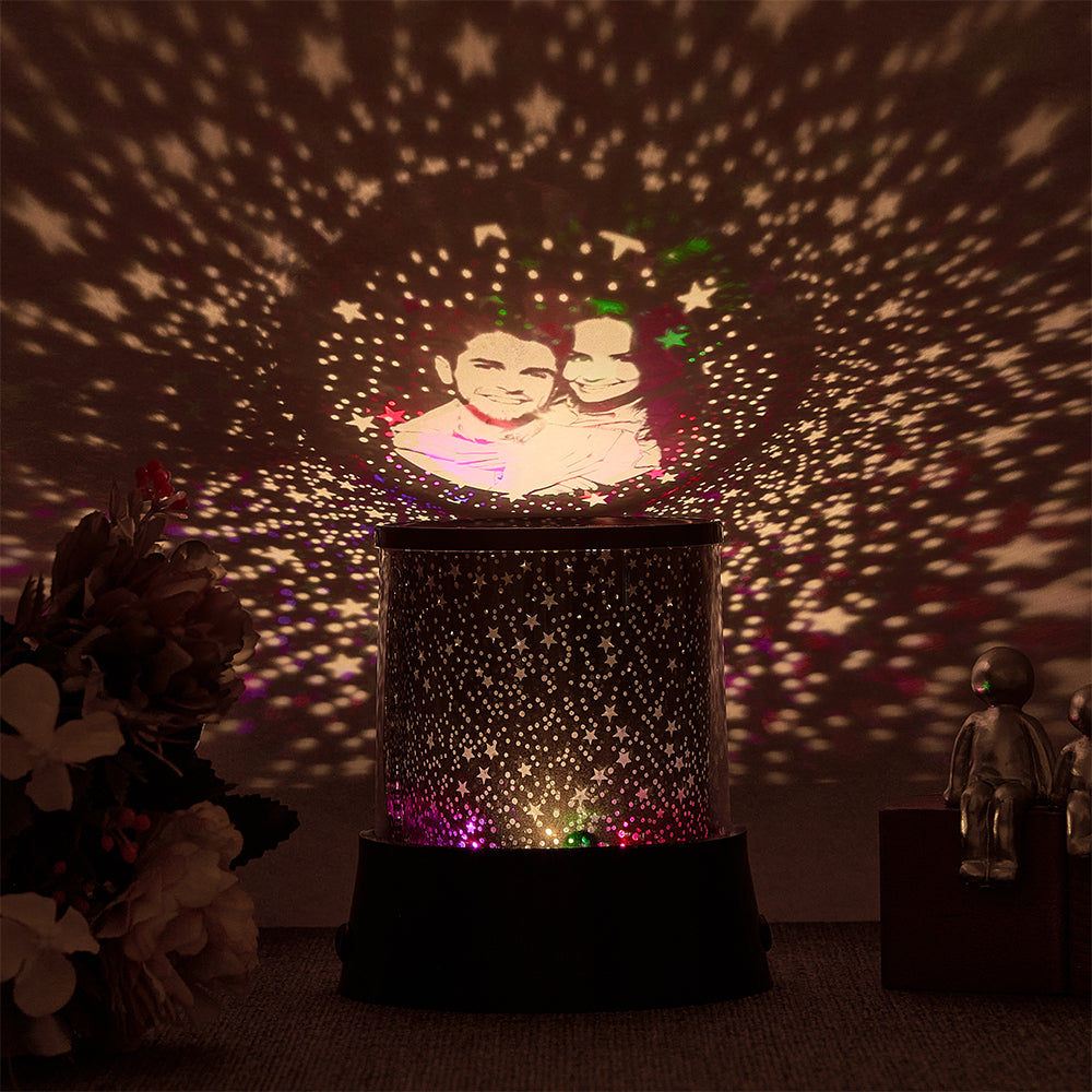 Personalised Photo Night Light Projector Valentine's Day Gift for Lover-Blongser