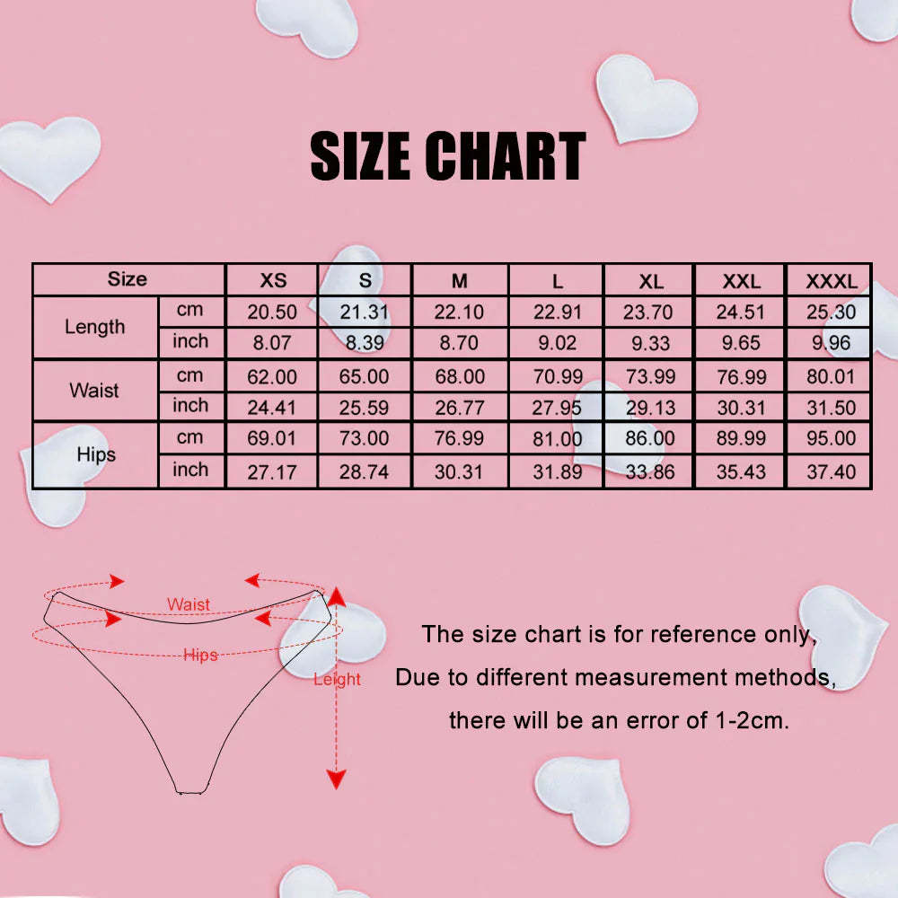 Custom Face Couple Matching Underwear Love Heart Personalized Funny Underwear Valentine's Day Gift-Blongser