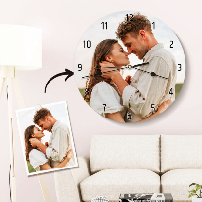 Personalized Round Wall Clock-Blongser