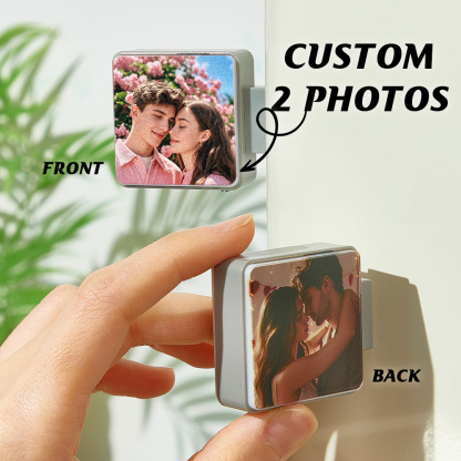 Personalized Refrigerator Magnet with Light Photo Fridge Magnet Gift for Family or Friends-Blongser