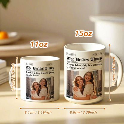 Personalized The Besties Times Mug Friendship Photo Mug Gifts for BFF-Blongser