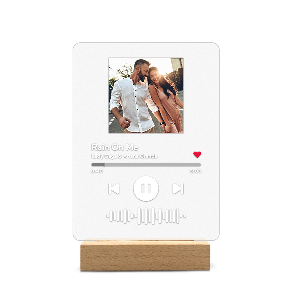 Personalized Scannable Music Code Acrylic Ornament-Blongser