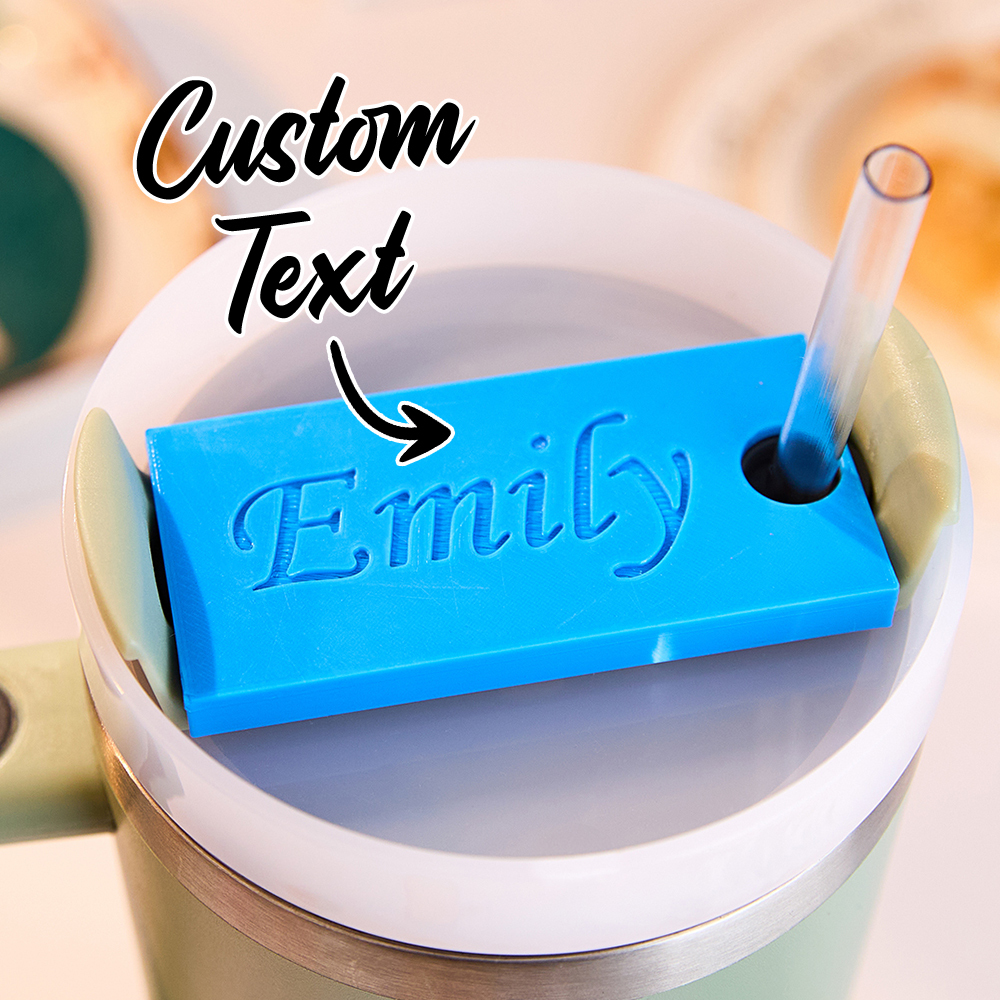 Custom 3D Printing Tumbler Name Plate Tag for 40oz Stanley Tumbler Gift for Her-Blongser