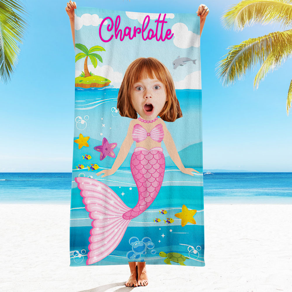 Engraved Photo Towel Gift for Girlfriend or Boyfriend Personalized Towel Personalized Gifts-Blongser