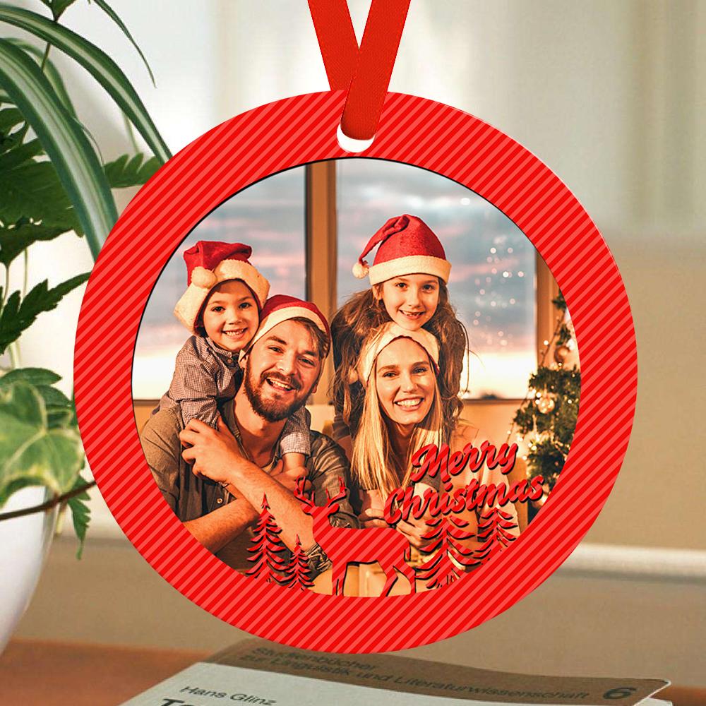 Custom Merry Christmas Ornaments with Picture-Blongser