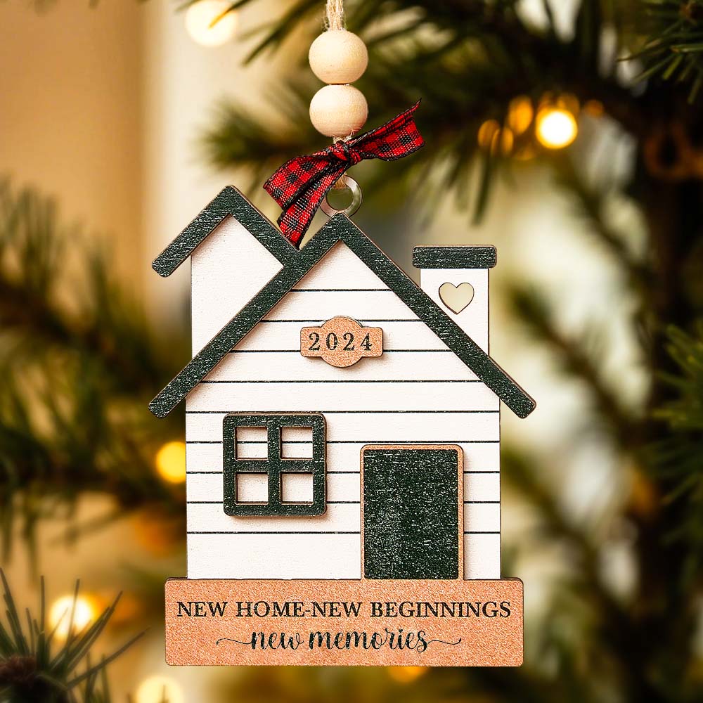 Personalized New Home Ornament First Home Christmas Ornament for Housewarming Gifts-Blongser