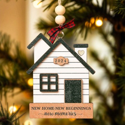 Personalized New Home Ornament First Home Christmas Ornament for Housewarming Gifts-Blongser