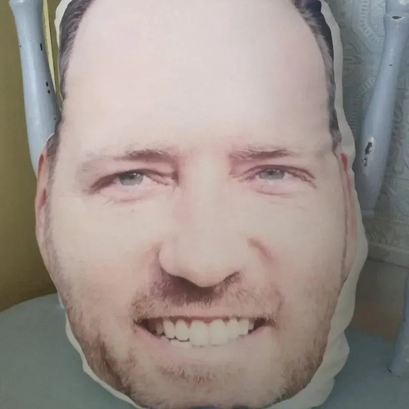 Custom Photo Pillow, Custom Face Pillow, 3D Portrait Pillow-Blongser