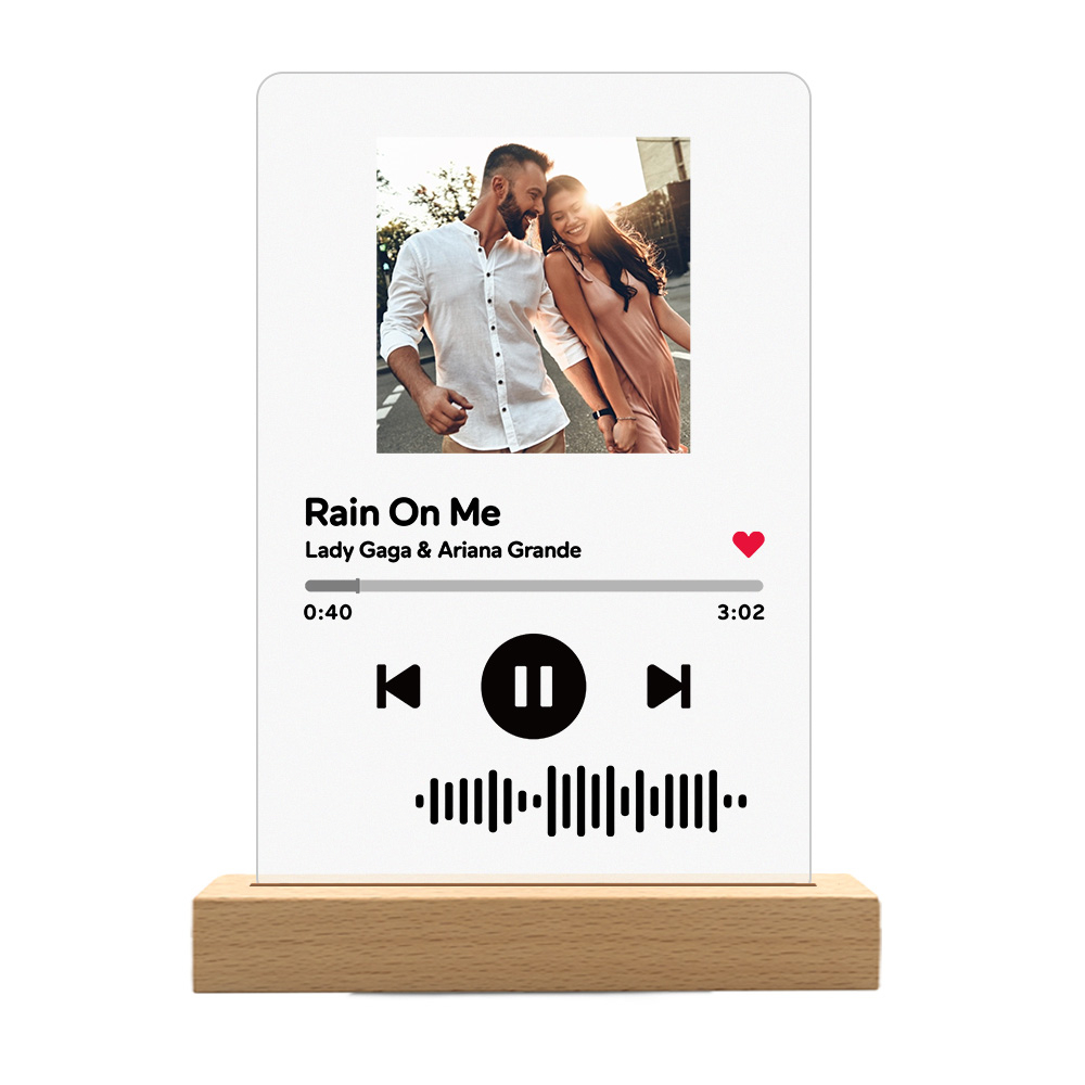 Personalized Scannable Music Code Acrylic Ornament-Blongser