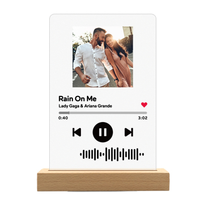 Personalized Scannable Music Code Acrylic Ornament-Blongser