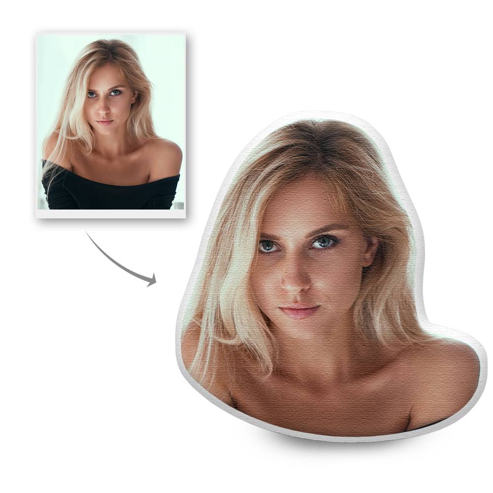 Custom Shaped Funny Face Pillow Personalized 3D Portrait Pillow-Blongser