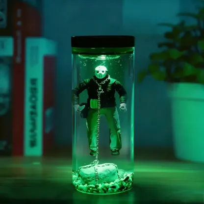 Halloween Water Column Lamp Ornaments Night Light Decoration Halloween Gift-Blongser