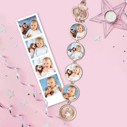 Personalized Angel Wings Expanding Photo Ball Locket Necklace-Blongser