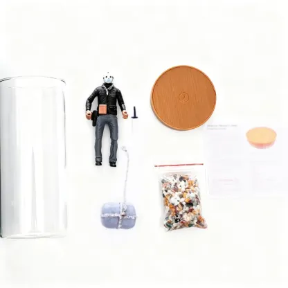 Halloween Water Column Lamp Ornaments Night Light Decoration Halloween Gift-Blongser