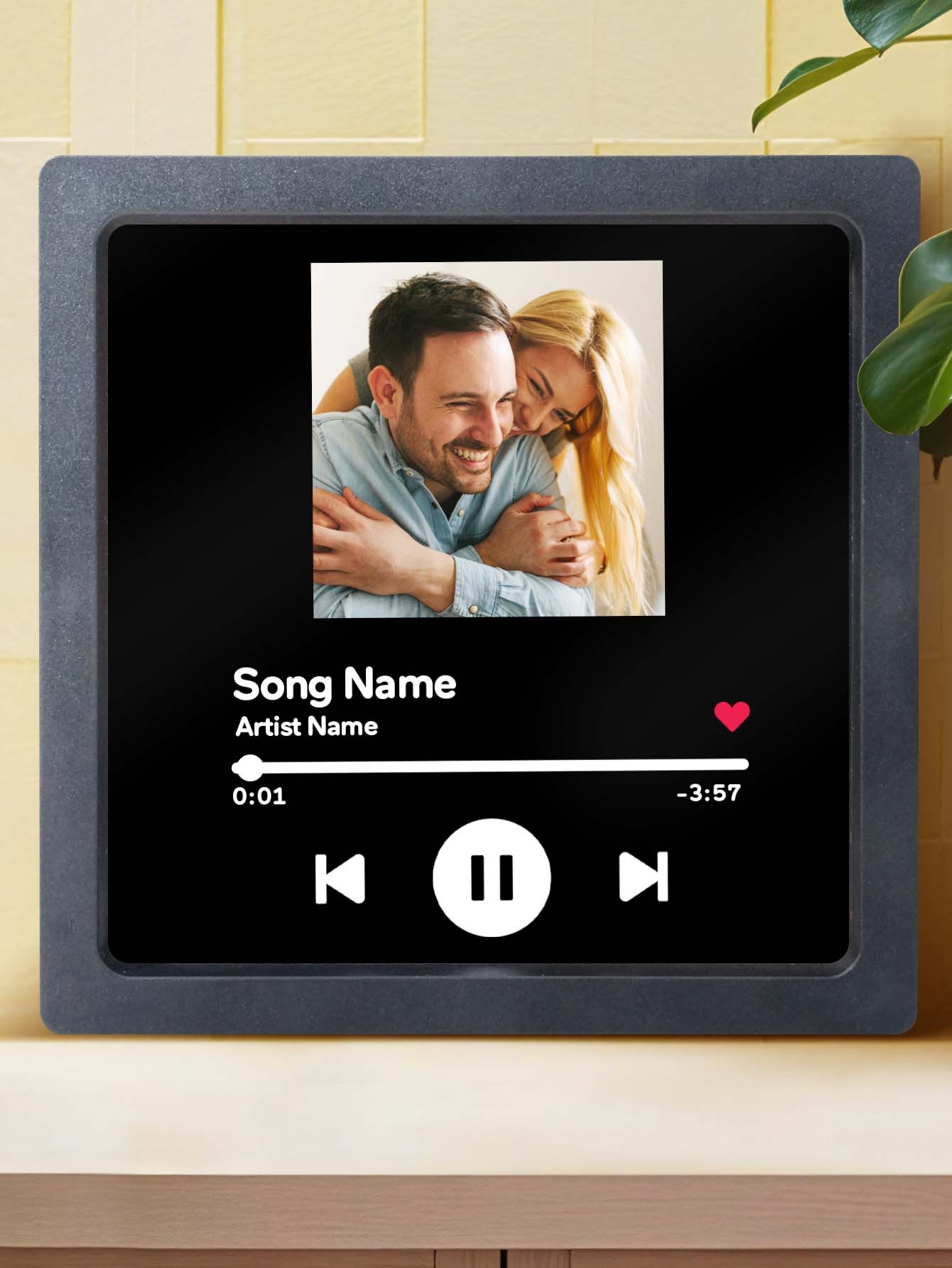 Personalized Photo Music Fridge Magnet for Unique Home Decor-Blongser