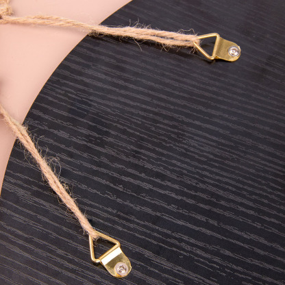 Personalized Vinyl Record Song Lyrics and Photo Round Wood Sign Gift for Lover-Blongser